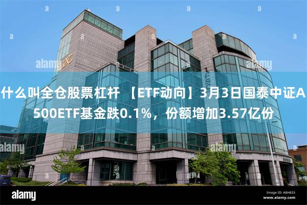 什么叫全仓股票杠杆 【ETF动向】3月3日国泰中证A500ETF基金跌0.1%，份额增加3.57亿份