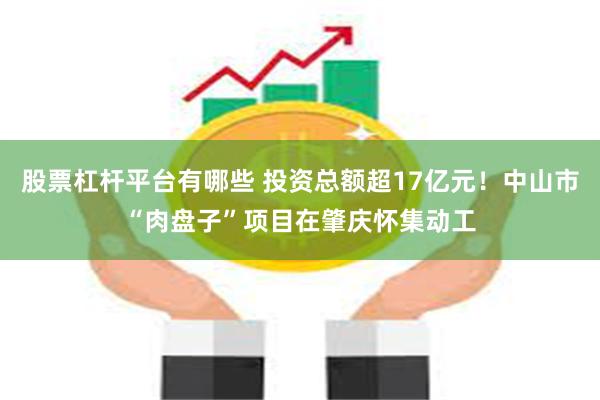 股票杠杆平台有哪些 投资总额超17亿元！中山市“肉盘子”项目在肇庆怀集动工